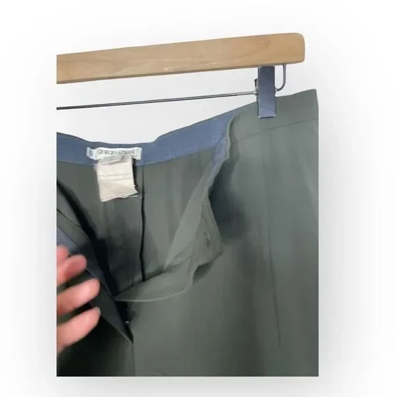 Vintage Giorgio Armani Green Dress Pants Size 12 Silk Blend is available for purchase on au PAY Market - Imported Goods Online Store Co.Ltd. | au PAY Market - Online Shopping Site Vintage Giorgio Armani Green Dress Pants Size 12 Silk Blend is available for purchase on au PAY Market - Imported Goods Online Store Co.Ltd. | au PAY Market - Online Shopping Site